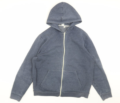 Topman Men’s Blue XL Full Zip Hoodie