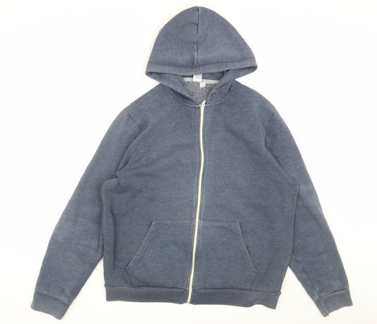 Topman Men’s Blue XL Full Zip Hoodie