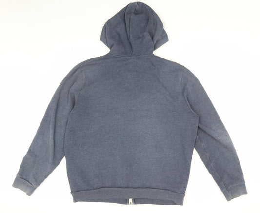 Topman Men’s Blue XL Full Zip Hoodie