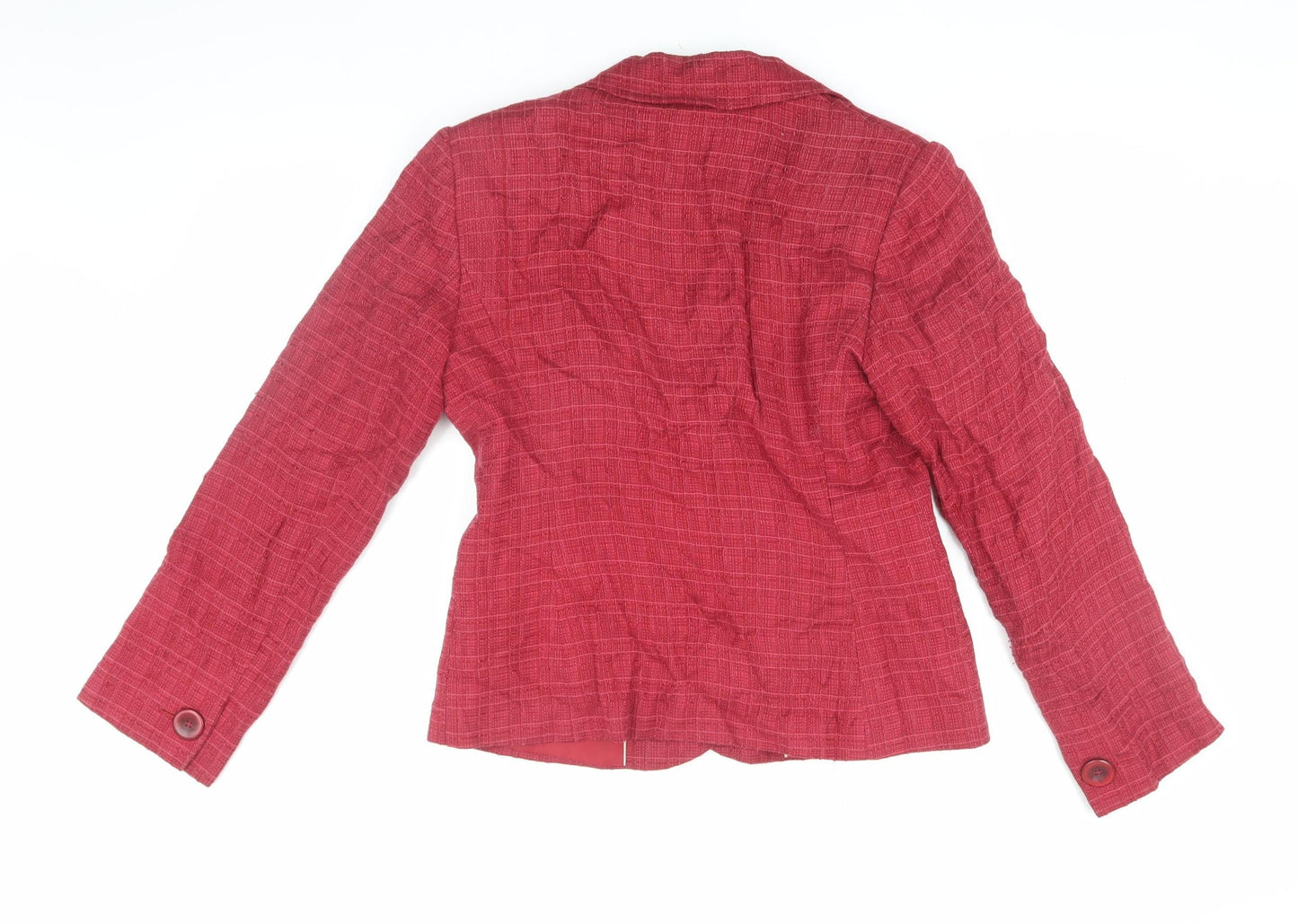 Womens UK Size 12 NEXT Red Basic Jacket