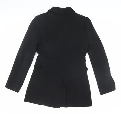 Zara Women's Black XS Double-Breasted Blazer