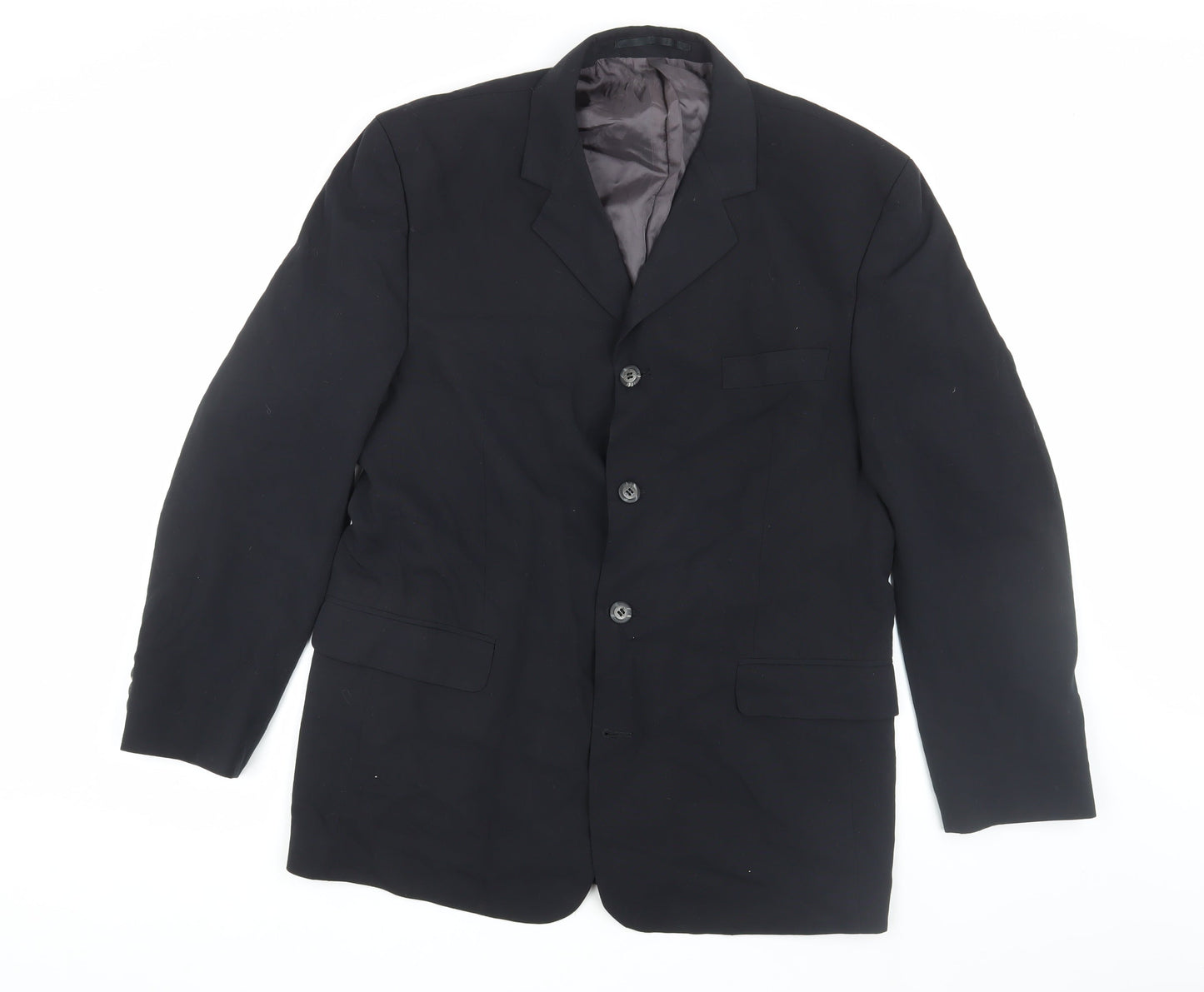 Mens UK Size 40 Willson Regular Black Suit Jacket