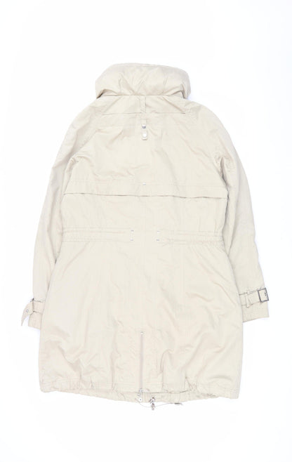 Womens UK Size 14 Clements Ribeiro Beige Parka Coat