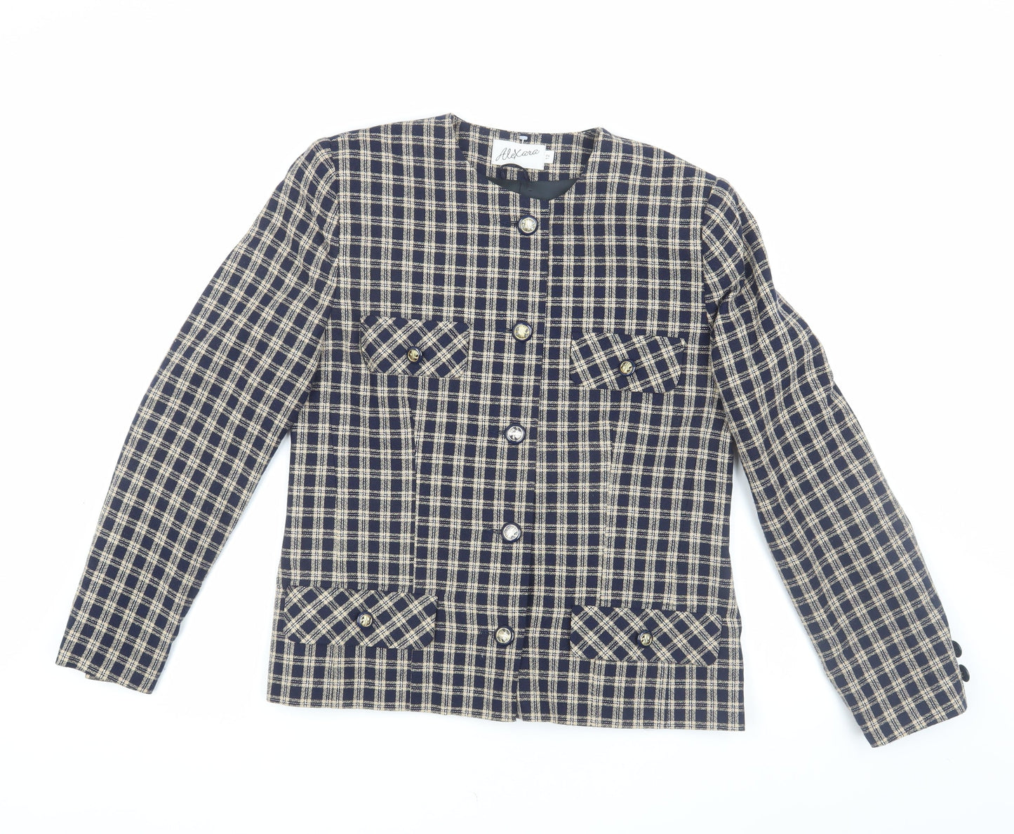 Womens UK Size 12 Alexara Blue Basic Jacket