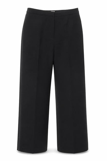 Womens UK Size 12 Etam Regular Fit Straight Black Trousers
