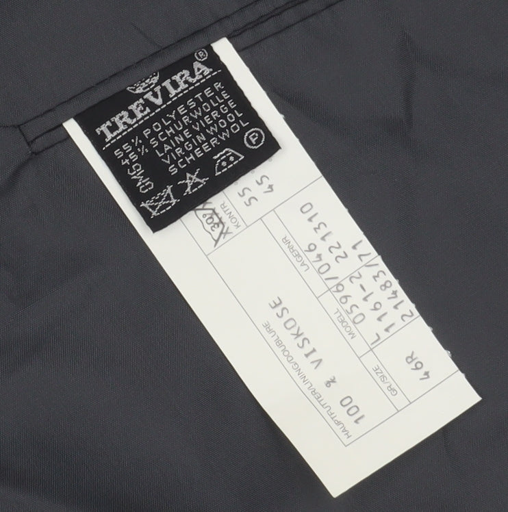 Mens UK Size 46 Odermark Regular Grey Suit Jacket