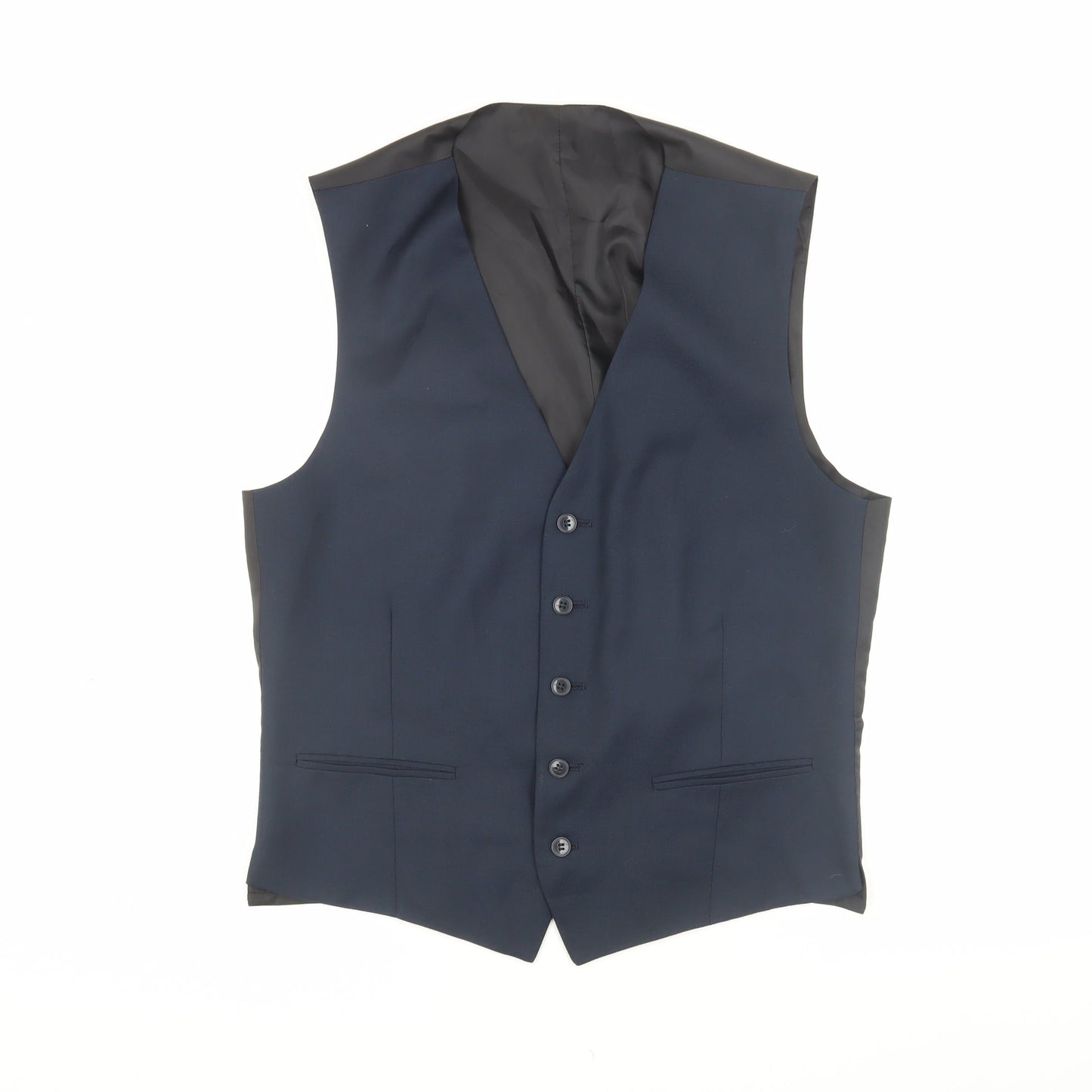 Mens UK Size 42 Red Herring Regular Blue Suit Waistcoat