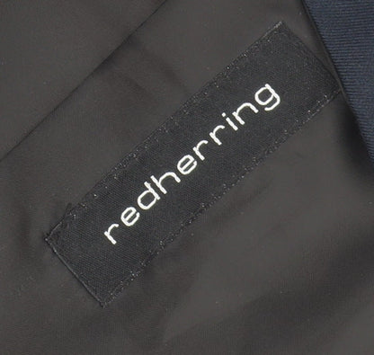 Mens UK Size 42 Red Herring Regular Blue Suit Waistcoat