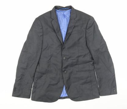 Mens UK Size 38 Marks and Spencer Regular Grey Suit Jacket