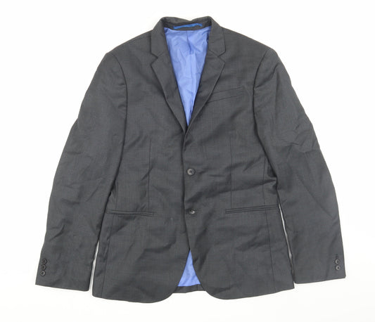Mens UK Size 38 Marks and Spencer Regular Grey Suit Jacket