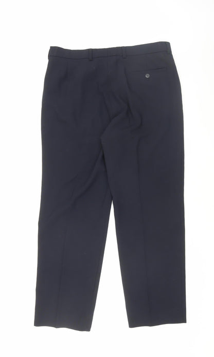 Marks and Spencer Men’s Blue Dress Pants, Size 34