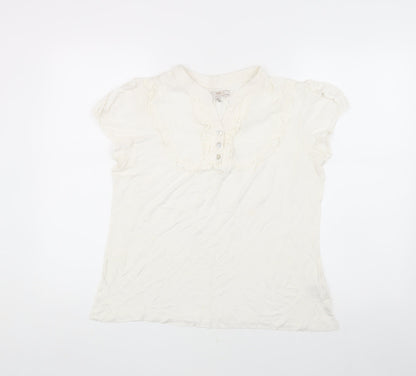 Womens UK Size 14 New York Laundry White  Blouse