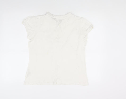Womens UK Size 14 New York Laundry White  Blouse