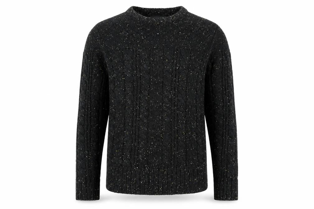 Mens UK Size S Firetrap Black Pullover Jumper