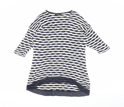 Womens UK Size 8 Phase Eight Blue Tunic Jumper
