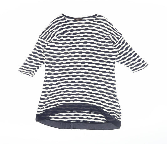 Womens UK Size 8 Phase Eight Blue Tunic Jumper