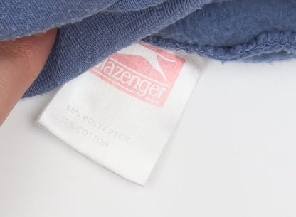 Mens UK Size XS Slazenger Blue Pullover Hoodie