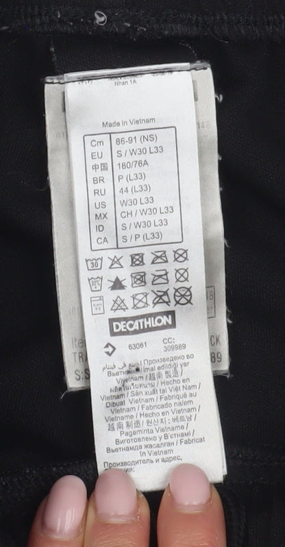 Kipsta Men's Black Jogger Trousers Size S