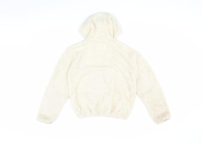 Jack Wills Girls Beige Hooded Puffer Jacket 12-13Y
