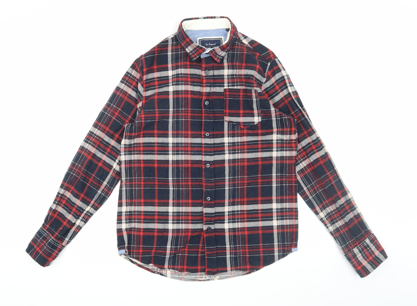 Brave Soul Men's Multicolour Flannel Plaid Shirt S