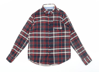 Brave Soul Men's Multicolour Flannel Plaid Shirt S