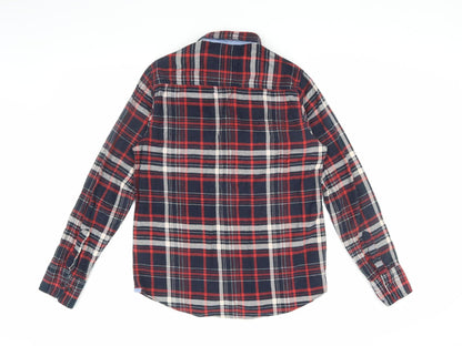 Brave Soul Men's Multicolour Flannel Plaid Shirt S