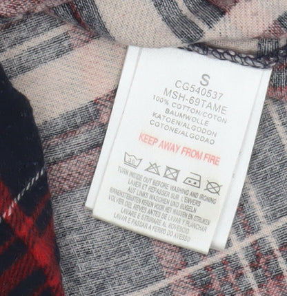 Brave Soul Men's Multicolour Flannel Plaid Shirt S