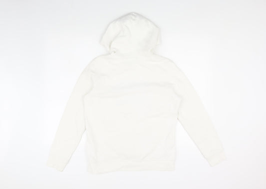 Gap Women's Ivory S Pullover Hoodie with Logo