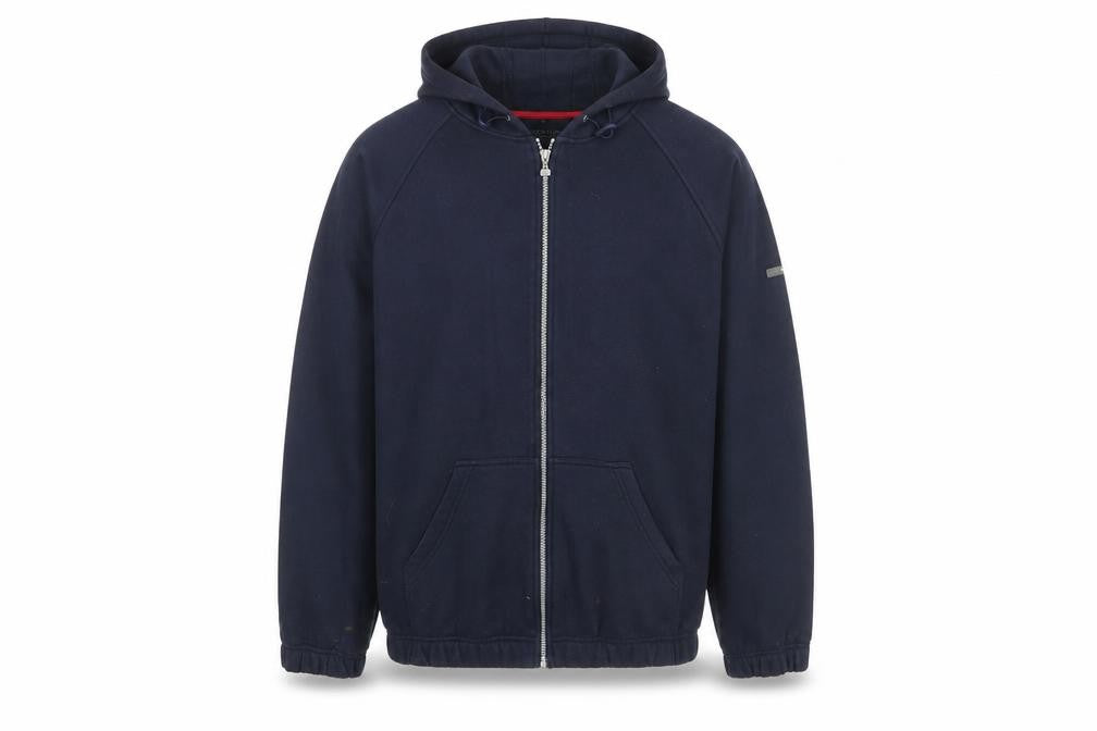 Mens UK Size M U.S. Athletic Blue Full Zip Hoodie
