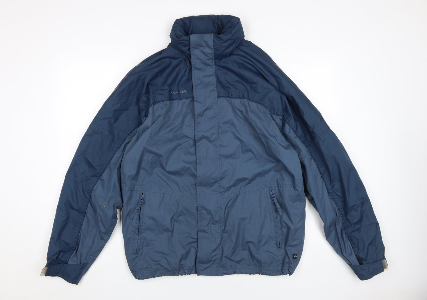 Mens UK Size M Mountainlife Blue Windbreaker Coat