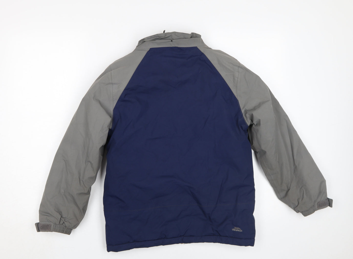 Trespass Boys Blue Rain Coat, 9-10Y Waterproof Jacket