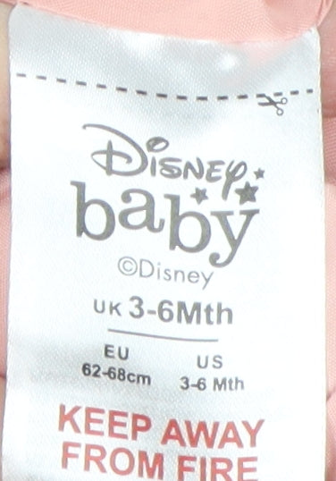 Disney Minnie Mouse Baby Pink Hooded Jacket 3-6 Months