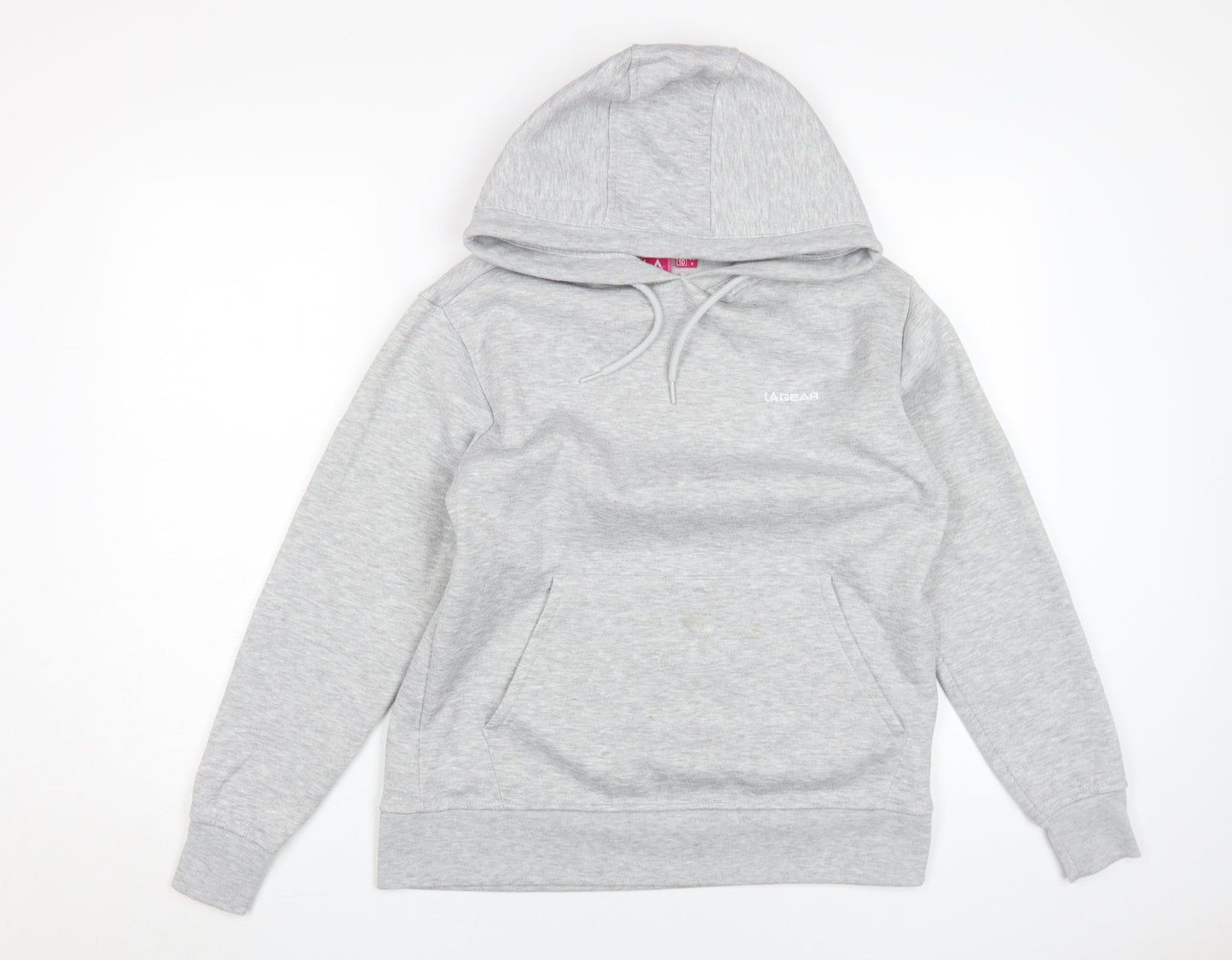 Womens UK Size 10 LA Gear Grey Pullover Hoodie