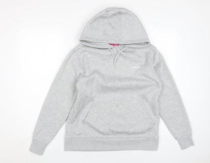 Womens UK Size 10 LA Gear Grey Pullover Hoodie
