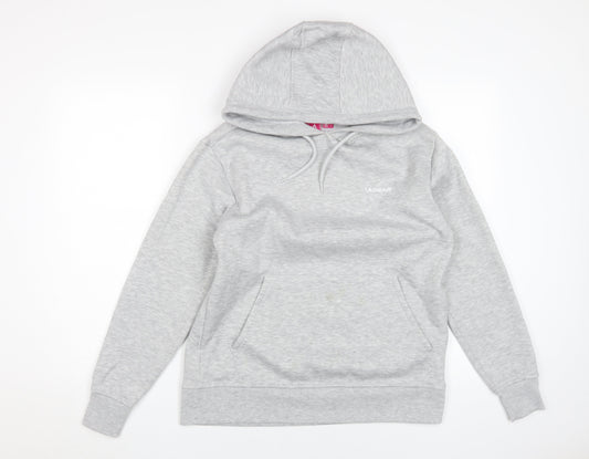 Womens UK Size 10 LA Gear Grey Pullover Hoodie