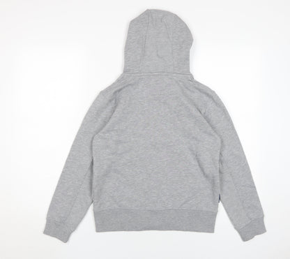 Manchester City Grey Boys Hoodie 10-11 Years Full Zip