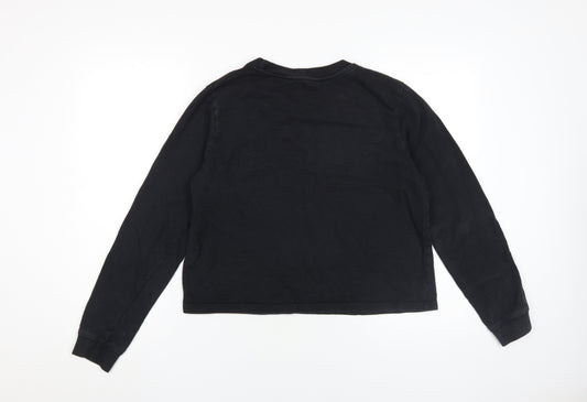 Brave Soul Women's Black Pullover Sweatshirt M