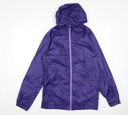 Womens UK Size S Regatta Purple Windbreaker Coat