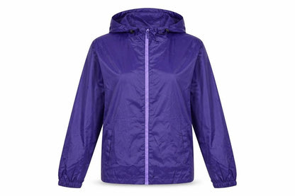 Womens UK Size S Regatta Purple Windbreaker Coat