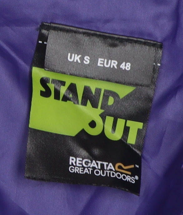 Womens UK Size S Regatta Purple Windbreaker Coat