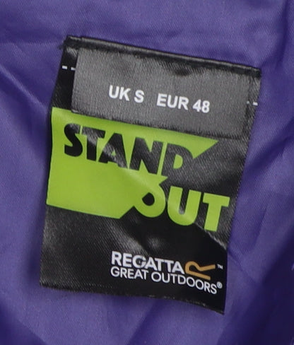 Womens UK Size S Regatta Purple Windbreaker Coat