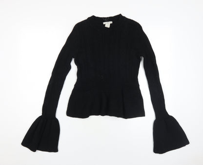 Womens UK Size S Urban Outfitters Black Pullover Jumper