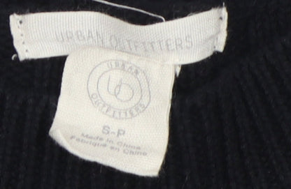 Womens UK Size S Urban Outfitters Black Pullover Jumper