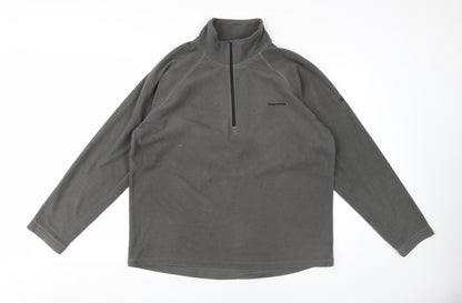 Mens UK Size L Craghoppers Grey 1/4 Zip Sweatshirt