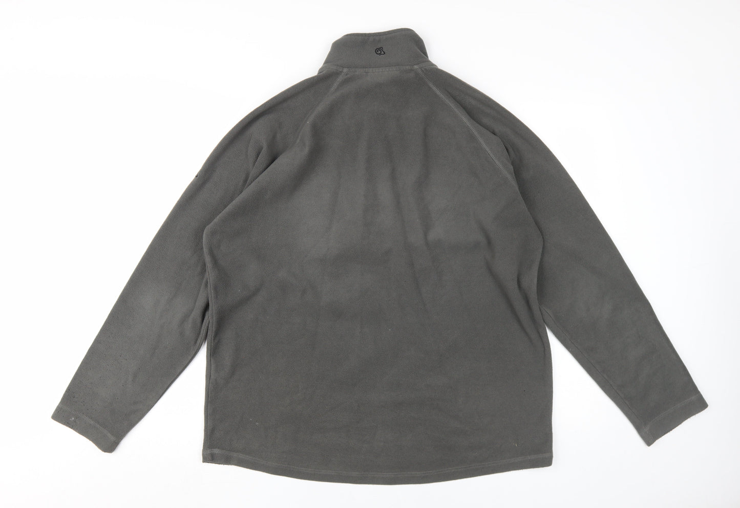 Mens UK Size L Craghoppers Grey 1/4 Zip Sweatshirt