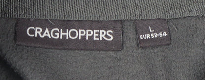 Mens UK Size L Craghoppers Grey 1/4 Zip Sweatshirt