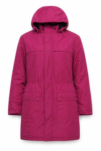 Womens UK Size M Cotton Traders Pink Parka Coat
