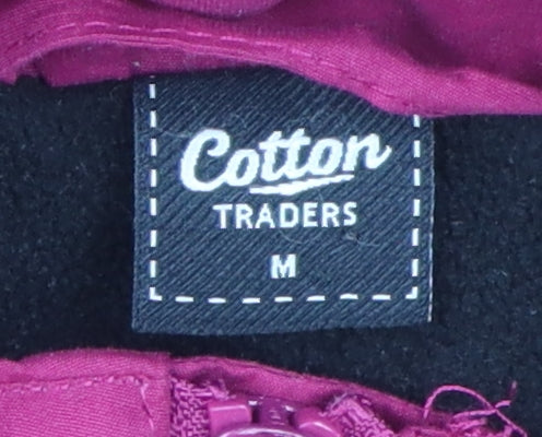 Womens UK Size M Cotton Traders Pink Parka Coat