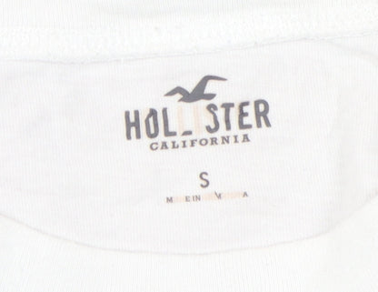 Hollister Unisex Colourblock T-Shirt S - Cotton Crew