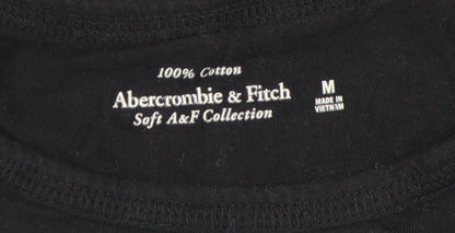 Abercrombie & Fitch Unisex Kids Black T-Shirt M Logo